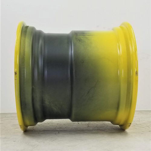 25x26 8 Hole Ag (no C/S) HD Rear Combine Wheel 15" Backside - JD Yellow