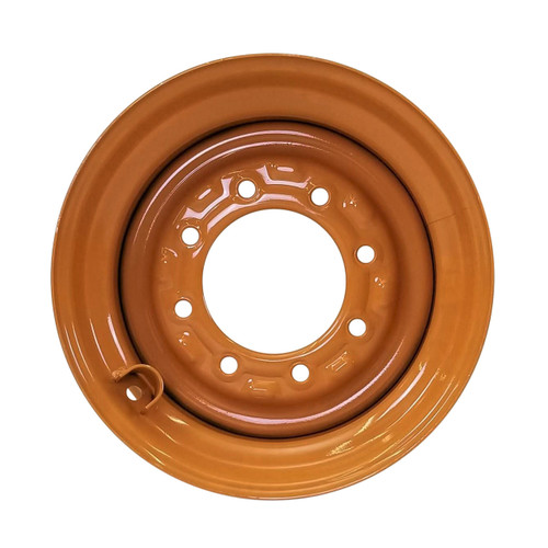8.25x16.5 8 Hole Skid Loader Wheel 5-7/8" Backside with V/G-Case Power Tan