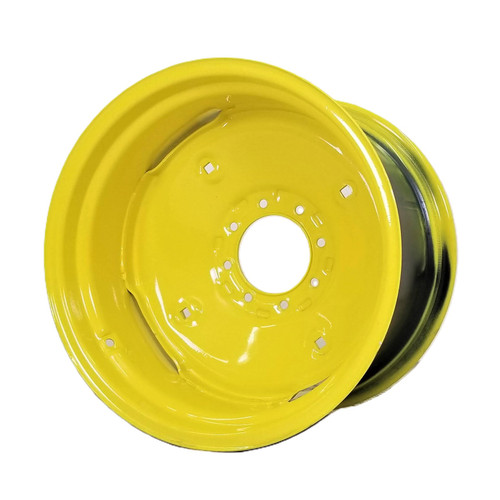15x24 8 Hole Ag Wheel 5-7/8" Backside - JD Yellow