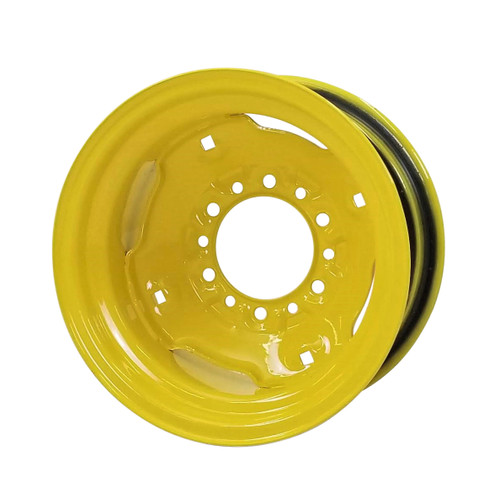 7x14 6 Hole JD Compact Tractor Wheel - JD Yellow