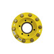 Wedg-Lok Base w/HDW End Wheel Mount Hub - JD Yellow