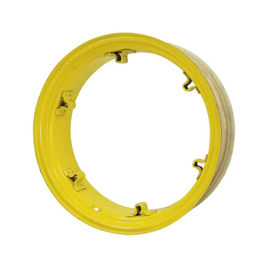 8x24 6 Clamp Rim - JD Yellow - Ag Wheel Express