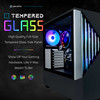 Prebuilt AMD Gaming PC Radeon Graphics Entry Level Starter Gaming Computer Desktop - Tempered Glass