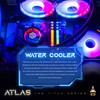 Periphio Atlas AMD White Gaming PC - Ryzen 5 8600G with Radeon 760M Gaming Optimized Graphics - Liquid Cooler