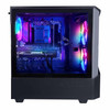 Periphio Reaper Gaming PC, AMD Ryzen 5 5500 up to 4.4GHz with Radeon RX 6500 XT 4GB GPU (Gaming Optimized), 16GB RAM, 1TB SSD, WiFi, Windows 11 Desktop, Black