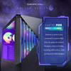 Periphio Reaper Gaming PC, AMD Ryzen 5 5500 up to 4.4GHz with Radeon RX 6500 XT 4GB GPU (Gaming Optimized), 16GB RAM, 1TB SSD, WiFi, Windows 11 Desktop, Black