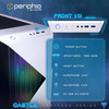 Periphio Castle Gaming PC, AMD Ryzen 5 5500 up to 4.2 GHz with AMD Radeon 6500XT Graphics, 16GB RAM, 1TBSSD, WiFi, Windows 11 Home, White, 1080p Gaming Computer