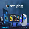 Periphio Castle Gaming PC, AMD Ryzen 5 5500 up to 4.2 GHz with AMD Radeon 6500XT Graphics, 16GB RAM, 1TBSSD, WiFi, Windows 11 Home, White, 1080p Gaming Computer