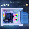 Periphio Atlas Gaming PC in White with Tempered Glass
