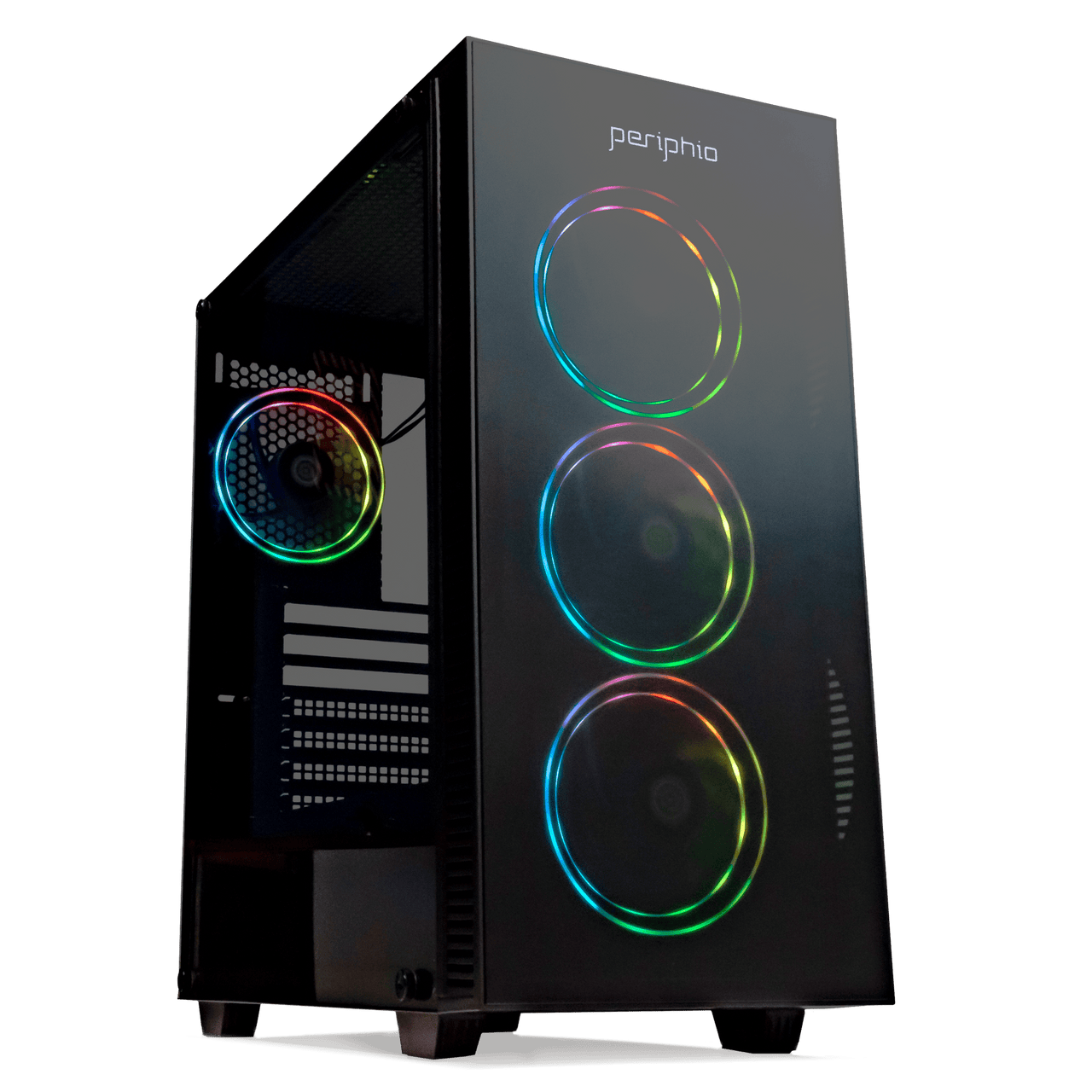 presse en kop synet Elemental Mid-Tower ATX Gaming PC Case + Power Supply