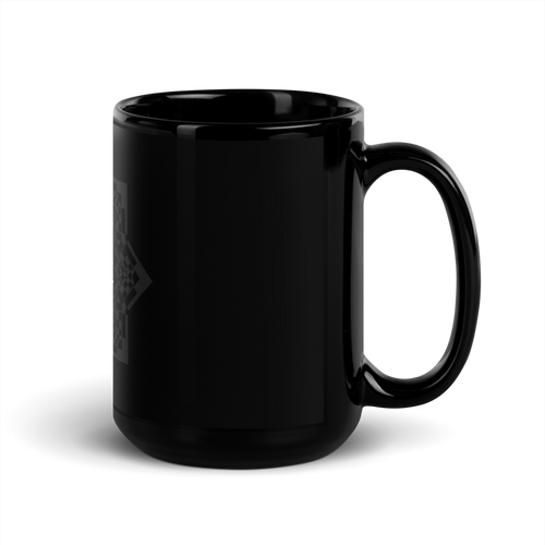 Periphio Wizard Black Glossy Mug (15 oz) - Right
