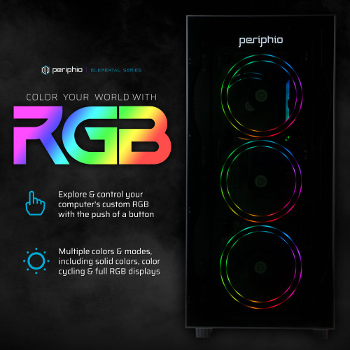 Periphio Terra 5700 Gaming PC | Elemental Series | RGB Periphio Terra 5700 Gaming PC | Elemental Series | RGB