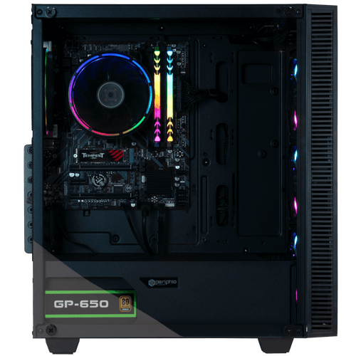 Periphio Terra 5700 Gaming PC | Elemental Series | Side Periphio Terra 5700 Gaming PC | Elemental Series | Side