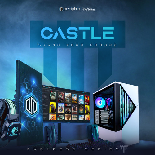 AMD Prebuilt Gaming PC Computer Ryzen 7 Radeon Vega 8 Periphio Castle for 1080p PC Gaming - Battlestation Lifestyle AMD Prebuilt Gaming PC Computer Ryzen 7 Radeon Vega 8 Periphio Castle for 1080p PC Gaming - Battlestation Lifestyle