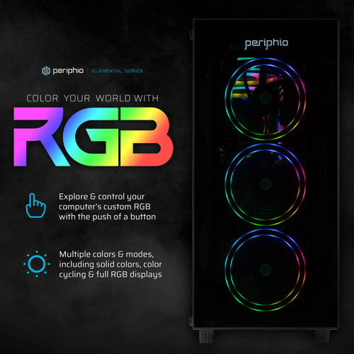 Periphio XP League Gaming PC | Elemental Series | RGB