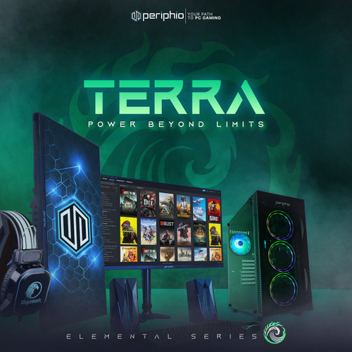 Periphio Terra Gaming PC Bundle | AMD Ryzen 5 5600GT with Vega 7 Graphics | Build Your Own Bundle