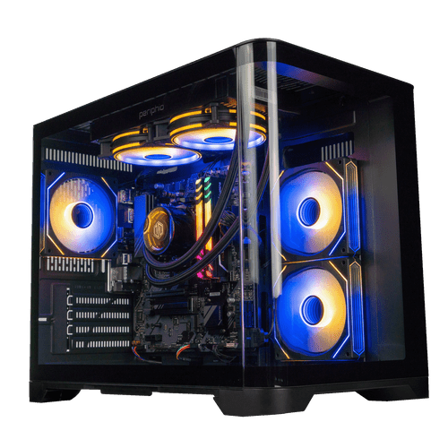 Periphio Atlas Ryzen 7 AMD Gaming PC Desktop Computer for 1080p PC Gaming - Black Edition