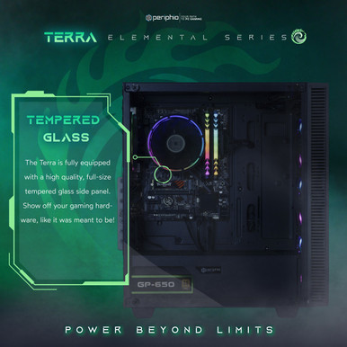 Periphio Terra Gaming PC Bundle | AMD Ryzen 5 5600GT with Vega 7 Graphics | Build Your Own Bundle | Windows 11 Home