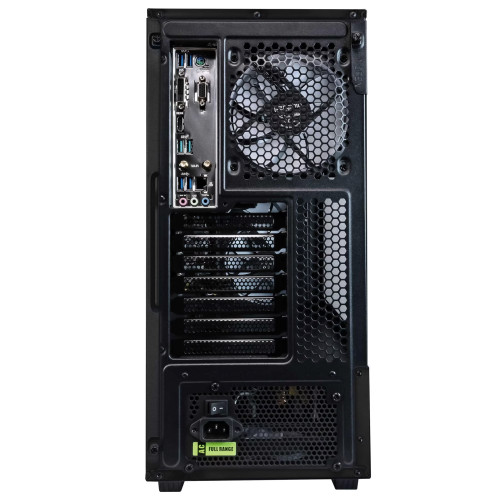 Periphio Reaper Gaming PC, AMD Ryzen 5 5500 up to 4.4GHz with Radeon RX 6500 XT 4GB GPU (Gaming Optimized), 16GB RAM, 1TB SSD, WiFi, Windows 11 Desktop, Black