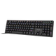 Periphio Gaming Keyboard and Mouse Combo for Gaming PC - Black Keyboard