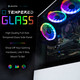 Periphio Ecto NVIDIA GT1030 Intel Gaming PC Computer Desktop - Tempered Glass