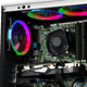 PC Hardware Internal Closeup - Periphio Ecto Intel Powered AMD Radeon RX 560 Gaming PC Computer Desktop