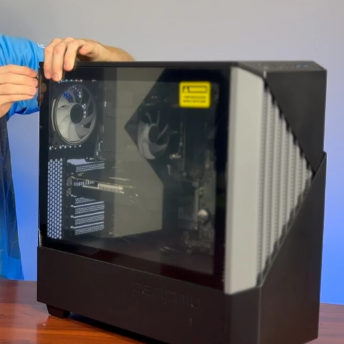 Periphio Castle Gaming PC Glass Case Panel