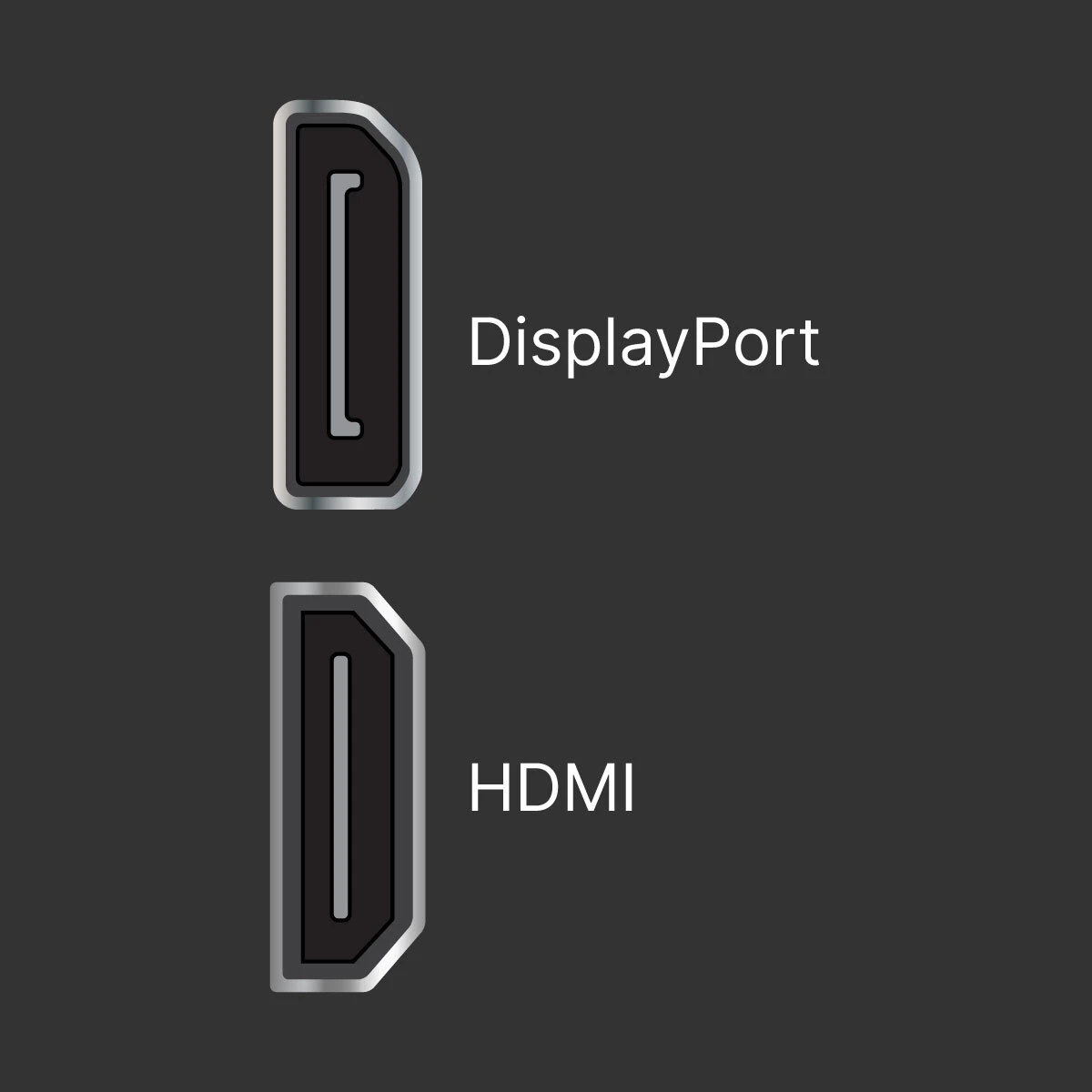 DisplayPort and HDMI Port