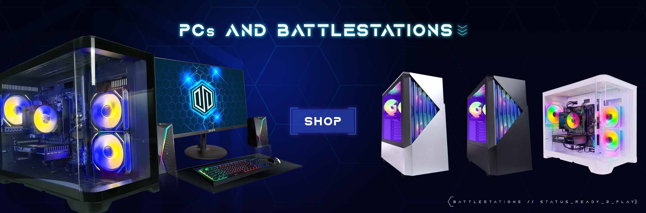 Click Here to Shop Our Lineup of Gaming PCs and Battlestations!