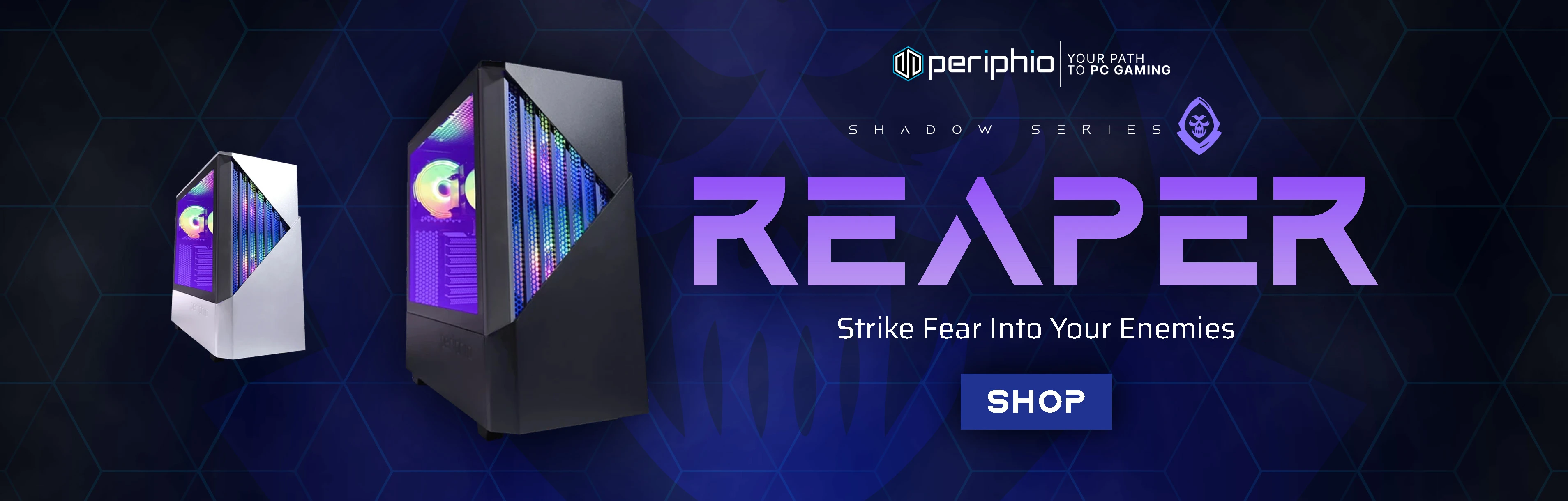 Click Here to Shop for the Periphio Shadow Series: Reaper Gaming PC