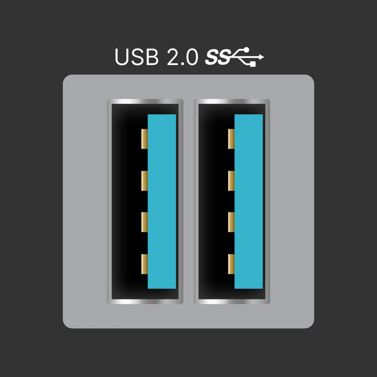 USB 2.0 Ports