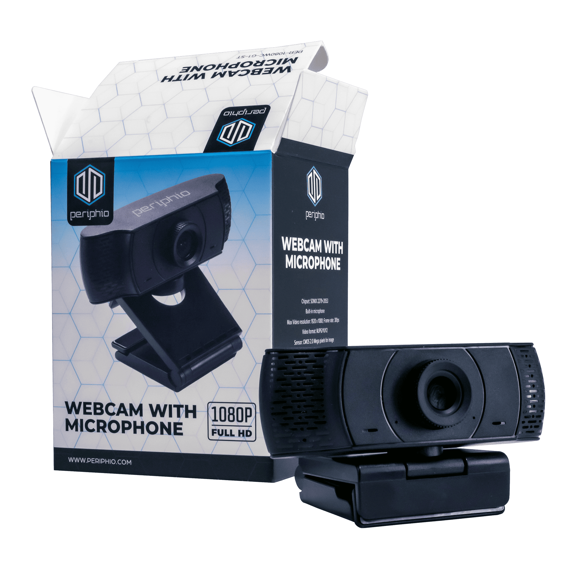 kone aflivning forælder 1080P Full HD Webcam with Microphone