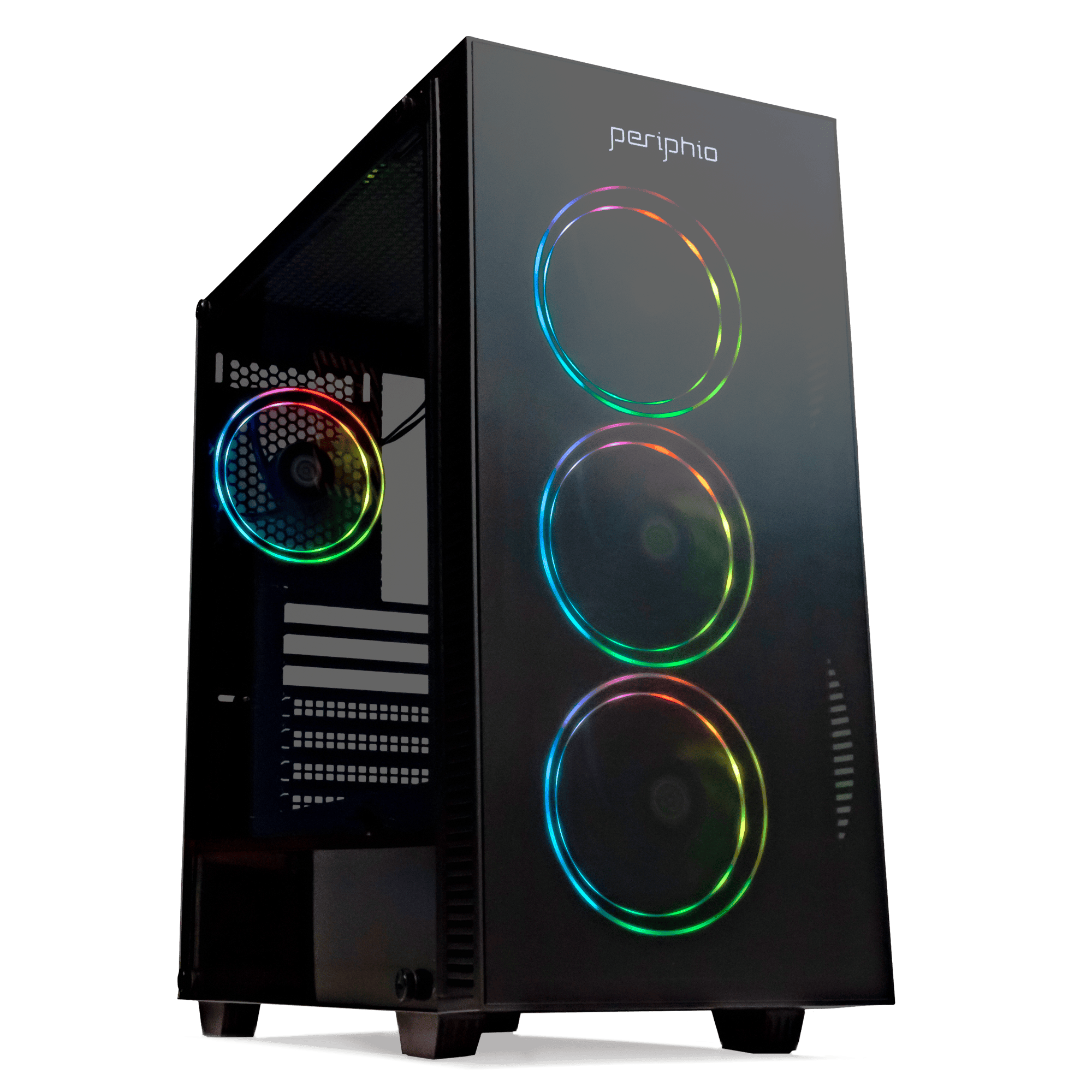 Elemental Mid-Tower ATX Gaming PC Case + Power Supply