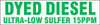 PID-110 - 12" x 3" Decal - Dyed Diesel 15PPM