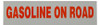 PID-102 - 12" x 3" Decal - Gasoline On Road