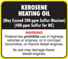 API-KHO-NC - Kerosene Heating Oil Decal - North Carolina