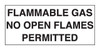 PID-GPM2 - Flammable Decal9" x 4"