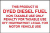 PID-DDF46PROD - 6" x 10" Decal - Dyed Diesel