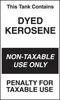 PID-208 - 6" x 10" Decal - Dyed Kerosene