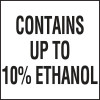 PID-172C - 3" x 3" Decal - Contains Up to 10% Ethanol