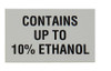 PID-172 - 5" x 3" Decal - 10% Ethanol