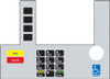 T50038-190A - Infoscreen Keypad Ovelray Standard