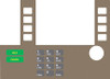 T50038-180 - Infoscreen Keypad Overlay