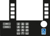 T50038-133A - Infoscreen Keypad Overlay