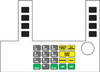 T50038-1152W - Infoscreen Keypad Overlay