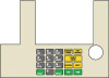 T50038-1144 - Infoscreen Keypad Overlay BP Helios
