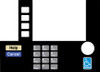 T50038-111A - Infoscreen Keypad Overlay Sunoco