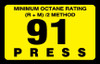 ORS-91 - Octane Rating Decal