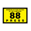 ORS-88 - Octane Rating Decal