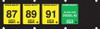 0D2-132830A - 1x5 Keypad Overlay